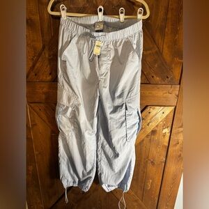 Aerie Light Gray Cargo Pants